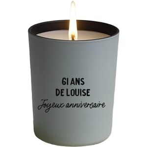 Cadeaux.com Bougie message personnalisable femme 61 ans