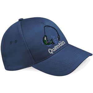 Cadeaux.com Casquette Personnalisable - Verte, bleue ou noire - Peche