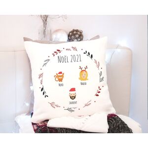 Cadeaux.com Coussin de Noel personnalise - Family Circus