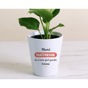 Cadeaux.com Pot de fleurs personnalise - Merci Maîtresse