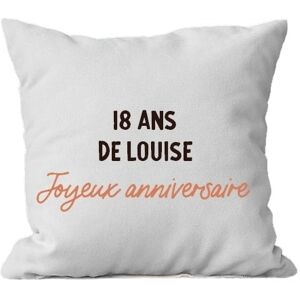 Cadeaux.com Coussin message personnalisable femme 18 ans