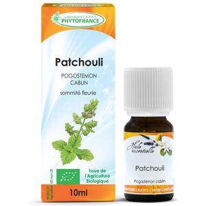 France Herboristerie HUILE ESSENTIELLE BIO AB Patchouli - Phytofrance - 10 mL