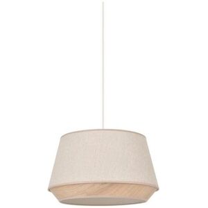 Corep Suspension Corep SIR-Suspension coton, décor effet bois Ø38cm Beige