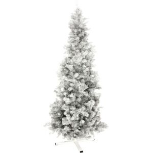 EUROPALMS Sapin FUTURA, argent metallise, 210cm - Arbres de Noel