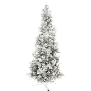 EUROPALMS Sapin FUTURA, argent métallisé, 210cm - Arbres de Noël