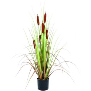 EUROPALMS Scirpe, plante artificielle, 120cm - Branches et buissons