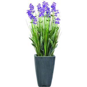 Europalms EUROPALMES Lavande, plante artificielle, violet, en pot, 45cm - Fleurs