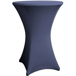 Dekotopia Couverture pour les tables de bistrot / bar rondes 80-86 cm Navyblue - Housses diverses