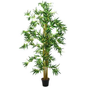 EUROPALMS Bambou multi tronc, plante artificielle, 210cm - Arbres