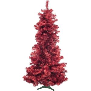 Europalms EUROPALMES Sapin FUTURA, rouge métallisé, 210cm - Arbres de Noël