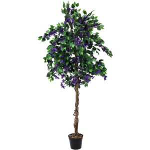 EUROPALMS Bougainvillea, plante artificielle, lavande, 180cm - Arbres