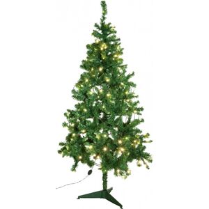 EUROPALMS Sapin de Noel, illumine, 180cm - Arbres de Noel