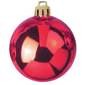 EUROPALMS Boule déco 7cm, rouge 6x - Boules de Noël