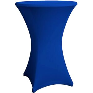 Dekotopia Couverture pour les tables de bistrot / bar rondes 80-86cm royalblue - Housses diverses