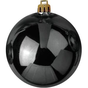 EUROPALMS Boule déco 20cm, noir - Boules de Noël