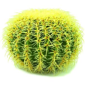 EUROPALMS Barrel Cactus, plante artificielle, vert, 37cm - Cacti