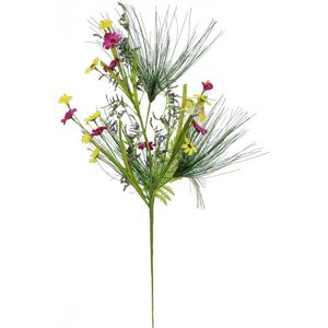 EUROPALMS Gerbe de fleurs sauvages, artificielle, rose - Branches et buissons