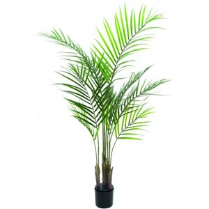 EUROPALMS Palmier Areca avec grandes feuilles, plante artificielle, 125cm - Palmiers