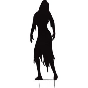 EUROPALMS Silhouette Métal Femme Zombie, 135cm - Décoration Halloween