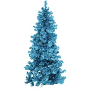 EUROPALMS Sapin FUTURA, métallique turquoise, 210cm - Arbres de Noël