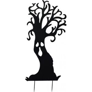 EUROPALMS Silhouette arbre fantôme en métal, 150cm - Décoration Halloween