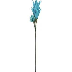 EUROPALMS Branche de yucca magique (EVA), artificielle, turquoise, 105cm - Branches et buissons