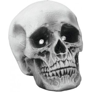 EUROPALMS Crâne d'Halloween 21x15x15cm LED - Décoration Halloween