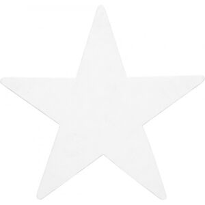 EUROPALMS Silhouette étoile, blanc, 58cm - Déco d'hiver & bricolage