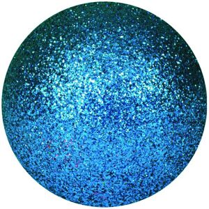 EUROPALMS Boule deco 3,5cm, bleu, paillettes 48x - Boules de Noel