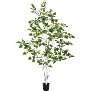 EUROPALMS Bouleau, plante artificielle, 150cm - Arbres