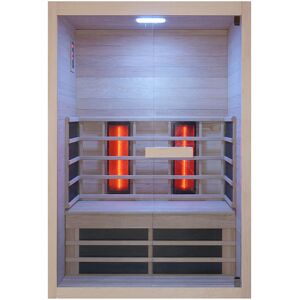 Sentiotec Sauna infrarouge en bois d’épicéa 2 places - Venus Vital - Publicité