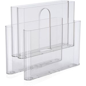 KARTELL porte-revues GIOTTO STOPPINO MAGAZINE RACK (Transparent - PMMA anti-choque coloré en masse ou verni)