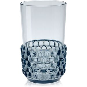 KARTELL set de 4 verres JELLIES FAMILY (H 15 cm / Bleu - PMMA)