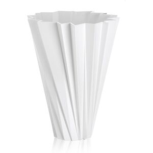 KARTELL vase SHANGHAI (Blanc brillant - Teinté dans la masse PMMA)