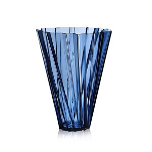 KARTELL vase SHANGHAI (Bleu - PMMA transparent)