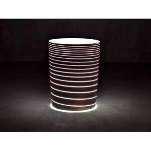 SERRALUNGA vase GRAND JANE avec lumière (Noir - LLDPE laqué) - Publicité