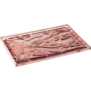 KARTELL plateau DUNE (46 x 32 cm Rose - Technopolymère thermoplastique coloré dans la masse)