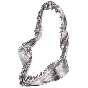 SELETTI DIESEL LIVING WITH SELETTI mâchoire de requin WUNDERKAMMER SHARK JAW Bite for your right (Aluminium - Aluminium)