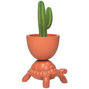 QEEBOO vase TURTLE CARRY PLANTER (Terre cuite - Polyethylene)