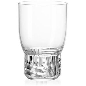 KARTELL set de 4 verres TRAMA (H 13 cm / Cristal - Technopolymère thermoplastique transparent)