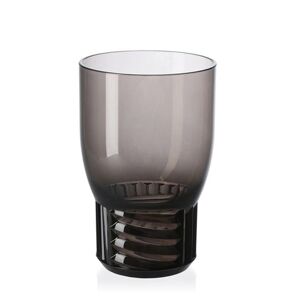 KARTELL set de 4 verres TRAMA (H 13 cm / Fumé - Technopolymère thermoplastique transparent)