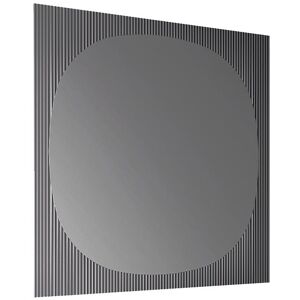 TONELLI miroir murale BANDS 100 x 100 cm (Miroir fume - Verre)