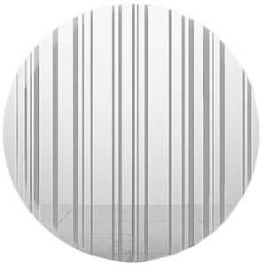 TONELLI miroir murale BARCODE (Ø 200 cm - Verre miroir et verre clair) - Publicité