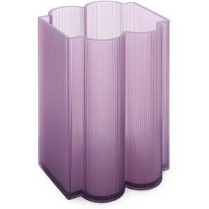 KARTELL vase OKRA H 24 cm (Violet - PMMA recyclé)