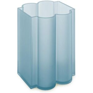 KARTELL vase OKRA H 24 cm (Bleu - PMMA recyclé)