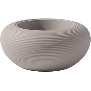 QEEBOO vase pour l'extérieur NAMI (Dove grey - Polyéthylène)