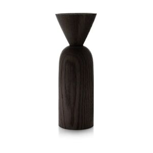 Applicata Vase Shape cone Chêne teinté en noir - Publicité