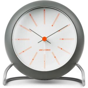 Horloge de table AJ Bankers Ø11 cm Gris foncé