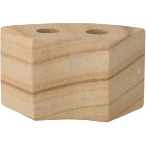 Bougeoir Florida 14,5x8x7,5 cm Natural sandstone