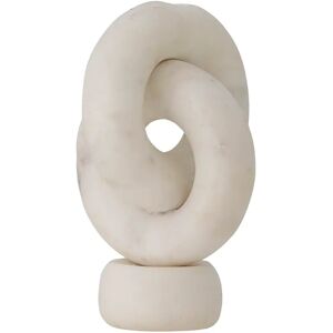 Bloomingville Bougeoir Goa 20 cm White marble - Publicité